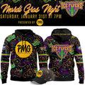 Pensacola Ice Flyers Mardi Gras Night 3D Hoodie - LeagueLockerGear
