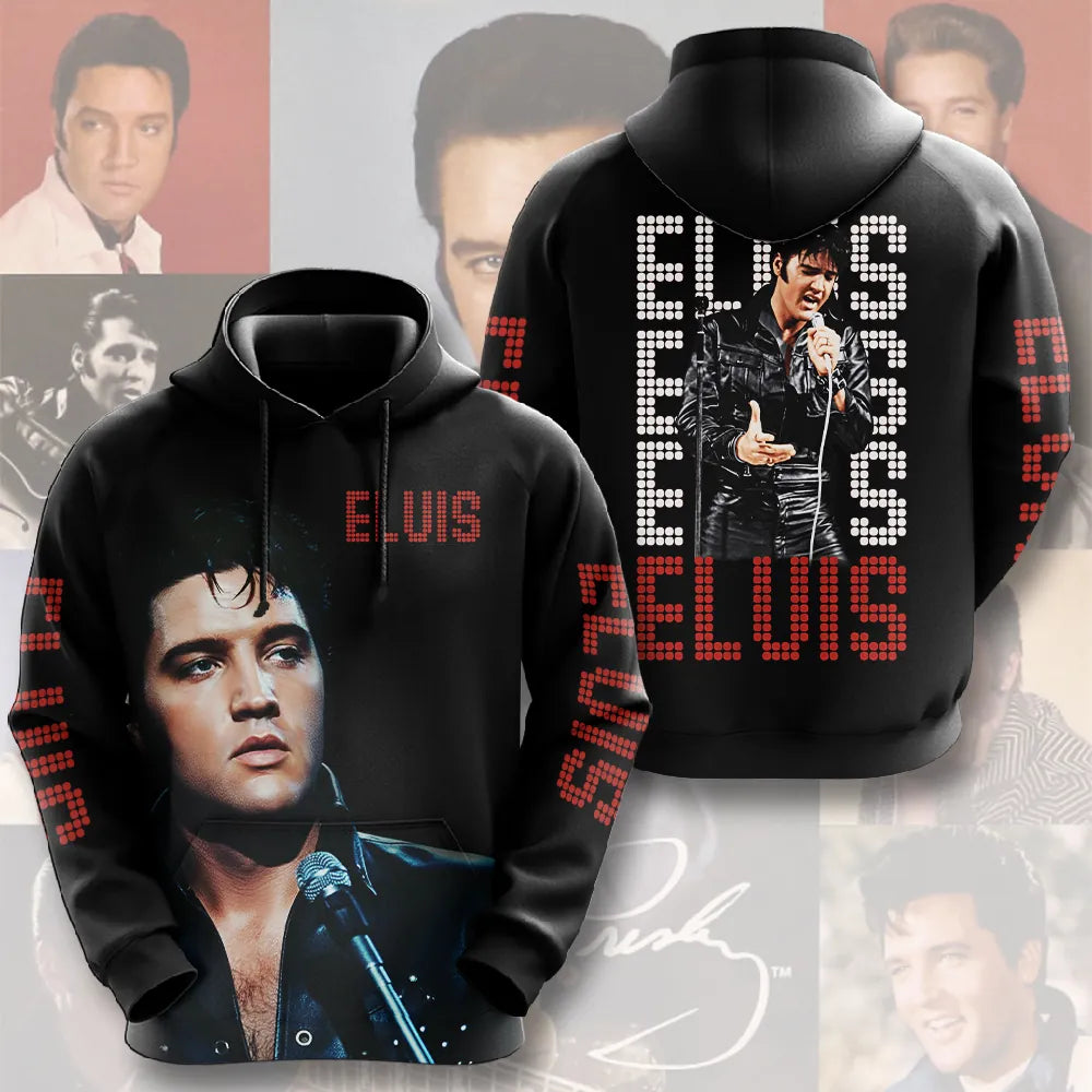 Elvis Presley The King 3D Hoodie - LeagueLockerGear