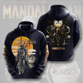 Star Wars x Mandalorian and Grogu 3D Hoodie - LeagueLockerGear