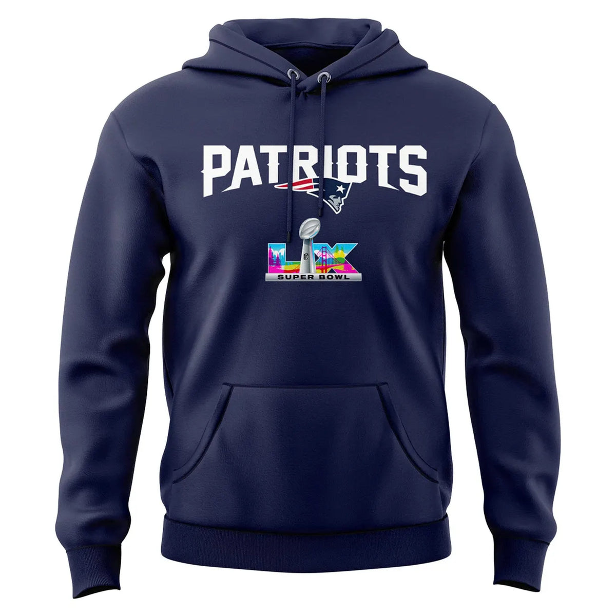 New England Patriots Super Bowl LIX Bound Hoodie - LeagueLockerGear
