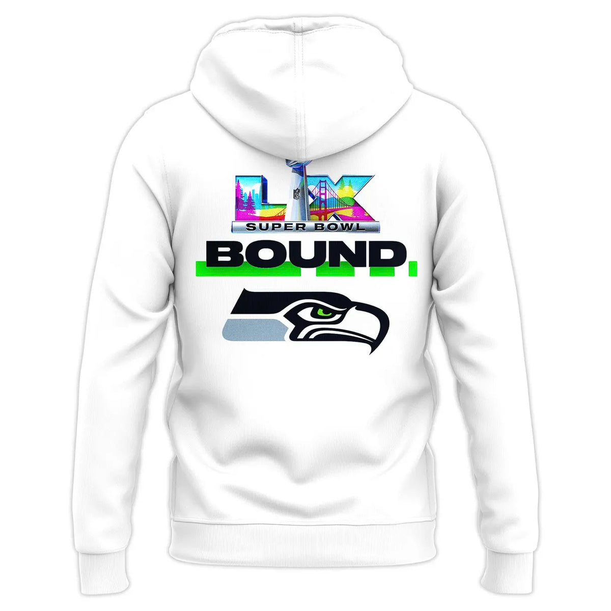 Seattle Seahawks We Did Not Care Super Bowl LIX Bound Hoodie - LeagueLockerGear