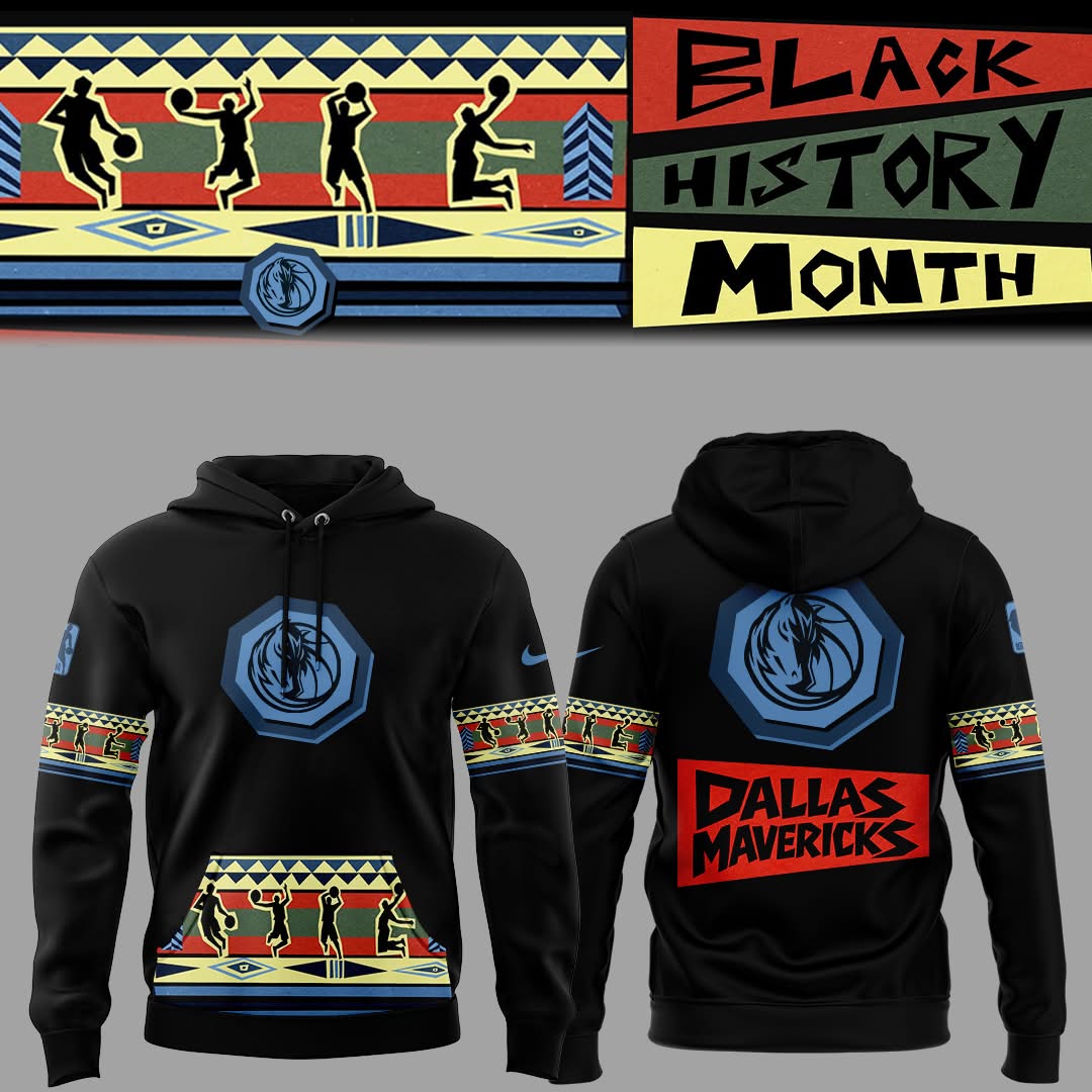 Dallas Mavericks Black History Month Hoodie - LeagueLockerGear