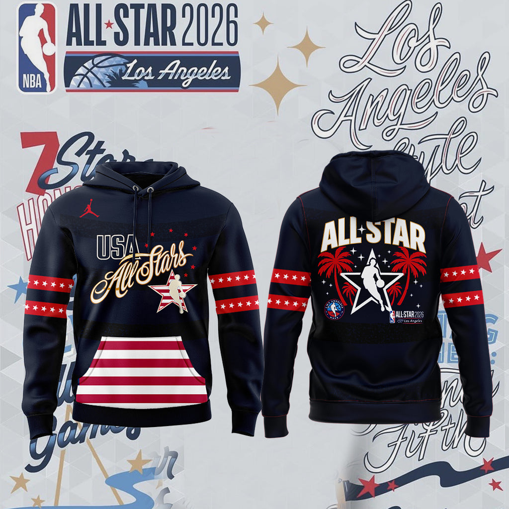 NBA All-Star 2026 Los Angeles USA All Stars Hoodie - LeagueLockerGear