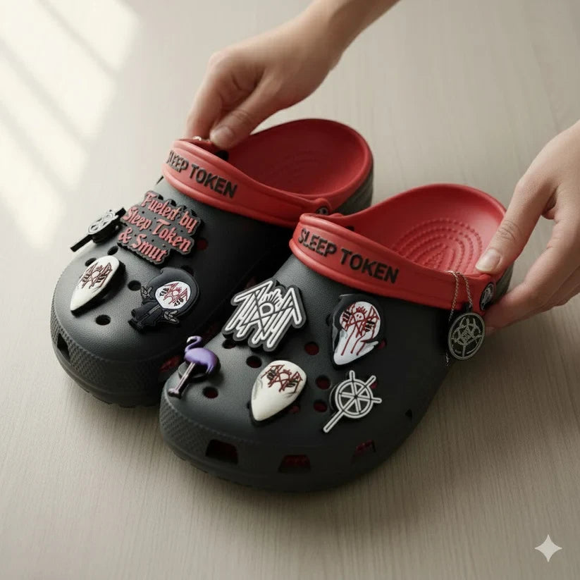 Sleep Token Custom Clogs With Charms - LeagueLockerGear