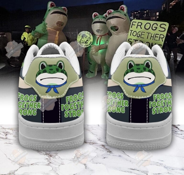 Portland Frog Resist AF1 Sneakers Shoes - LeagueLockerGear