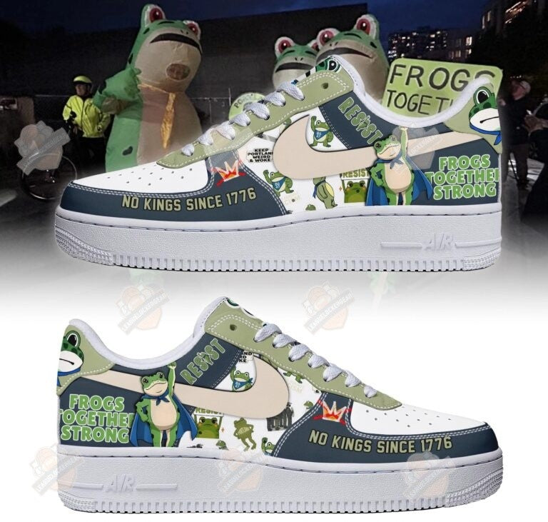 Portland Frog Resist AF1 Sneakers Shoes - LeagueLockerGear