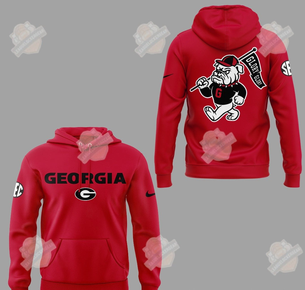 Georgia Bulldogs Glory Glory Hoodie - LeagueLockerGear