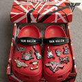 Van Halen Clogs With Charms - LeagueLockerGear