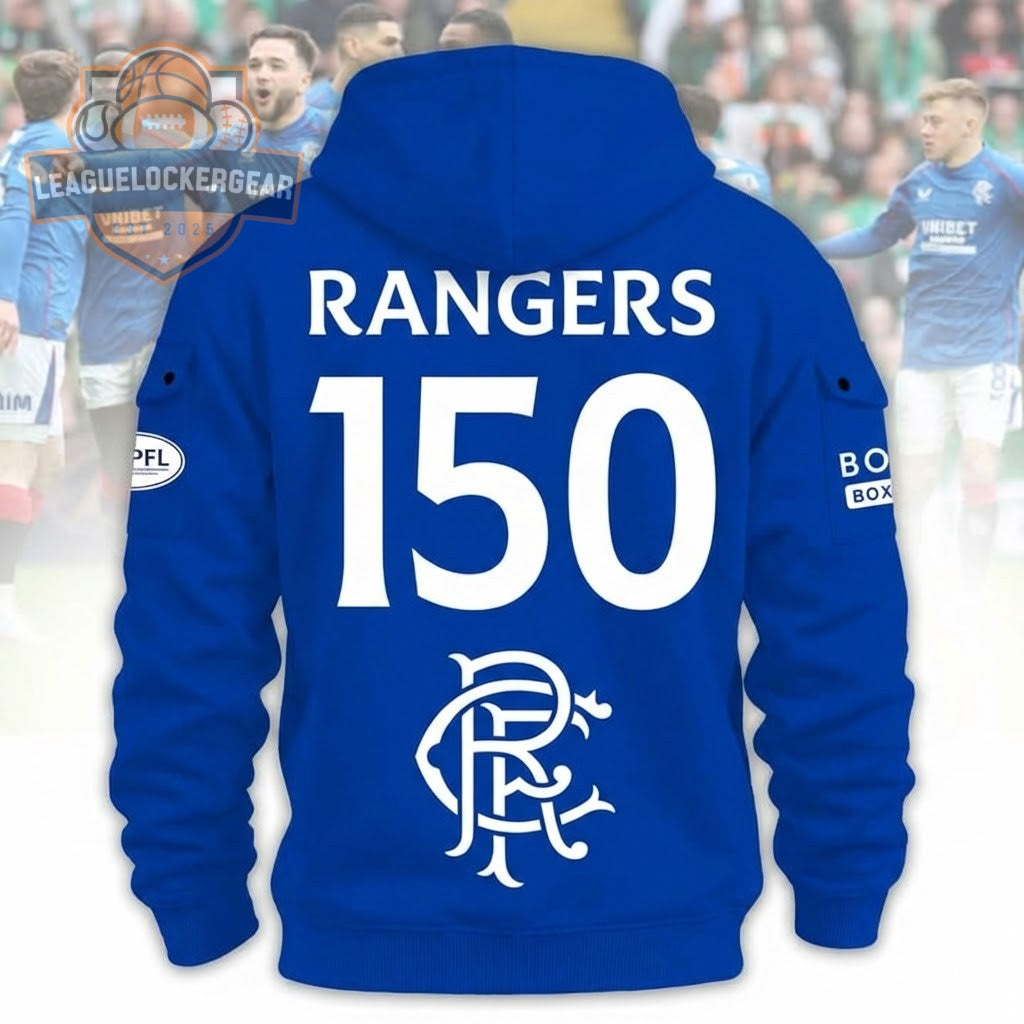 Rangers FC Unibet Zero Mission Personalized 1/4 Zip Hoodie - LeagueLockerGear