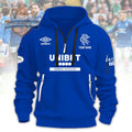 Rangers FC Unibet Zero Mission Personalized 1/4 Zip Hoodie - LeagueLockerGear
