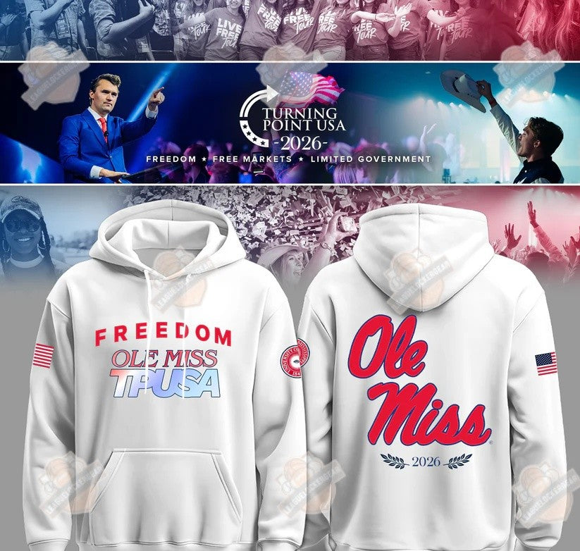 Ole Miss Turning Point USA Freedom 2026 Hoodie - LeagueLockerGear