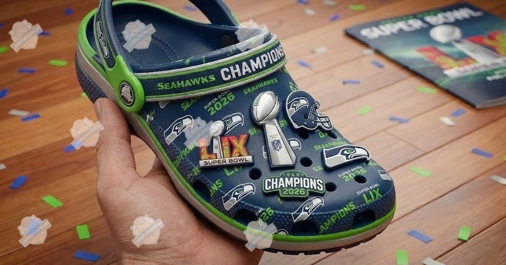 Seattle Seahawks Super Bowl LIX Champions 2026 Crocs - LeagueLockerGear