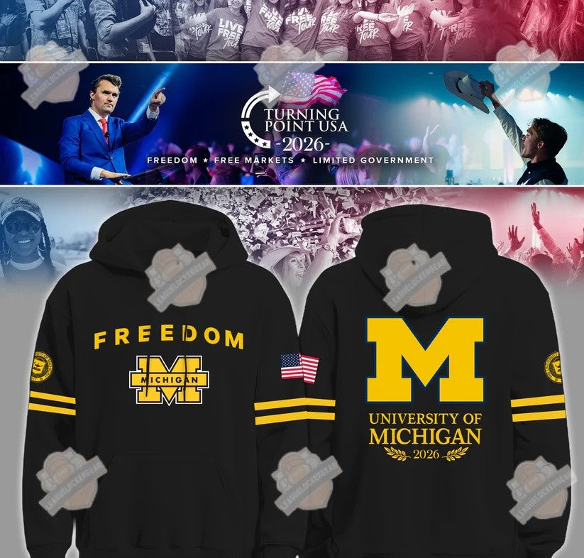 University of Michigan Turning Point USA 2026 Hoodie - LeagueLockerGear
