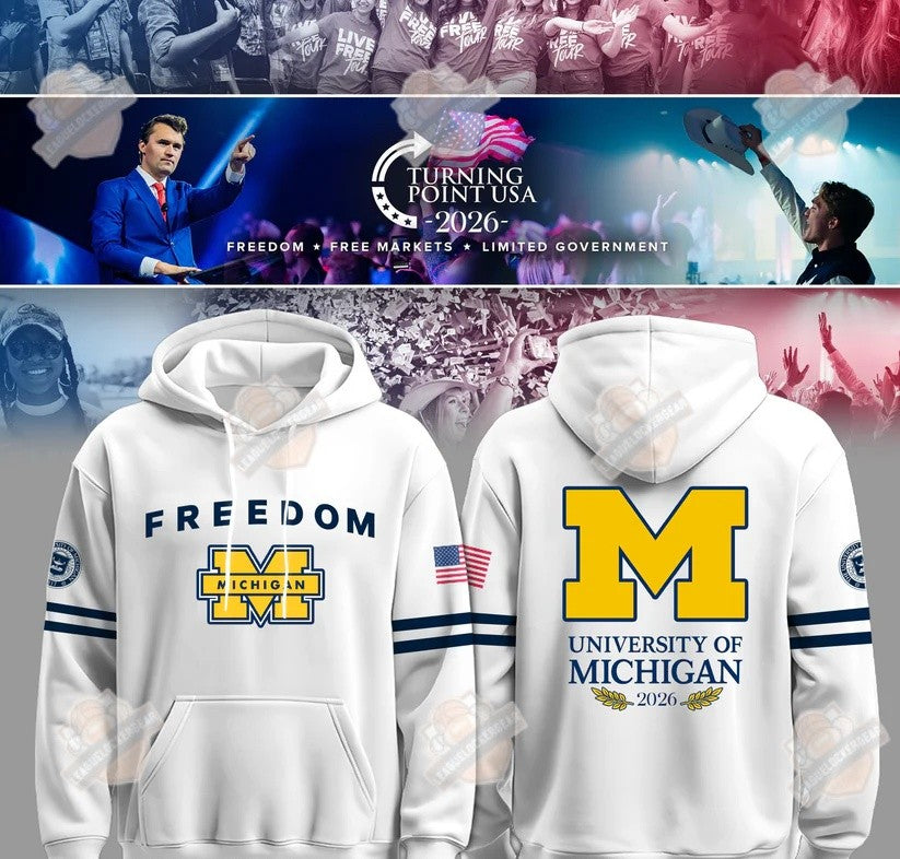 University of Michigan Turning Point USA 2026 Hoodie - LeagueLockerGear