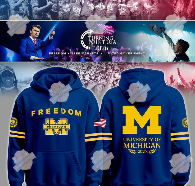 University of Michigan Turning Point USA 2026 Hoodie - LeagueLockerGear