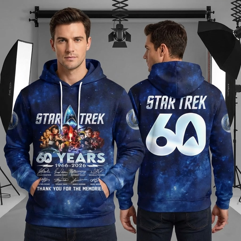 Star Trek 60 Years 1966-2026 Hoodie - LeagueLockerGear