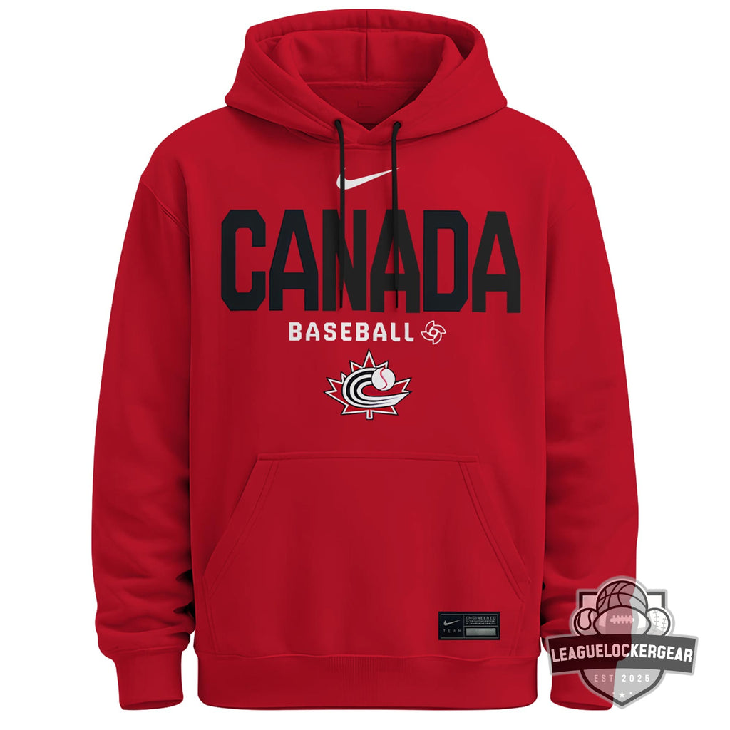 Team Canada Baseball World Baseball Classic 2026 Hoodie - LeagueLockerGear