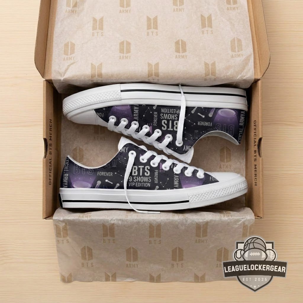 BTS 79 Shows Forever VIP Edition Low Top Shoes - LeagueLockerGear