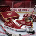 Detroit Red Wings 100th Anniversary 1926-2026 Sneakers - LeagueLockerGear
