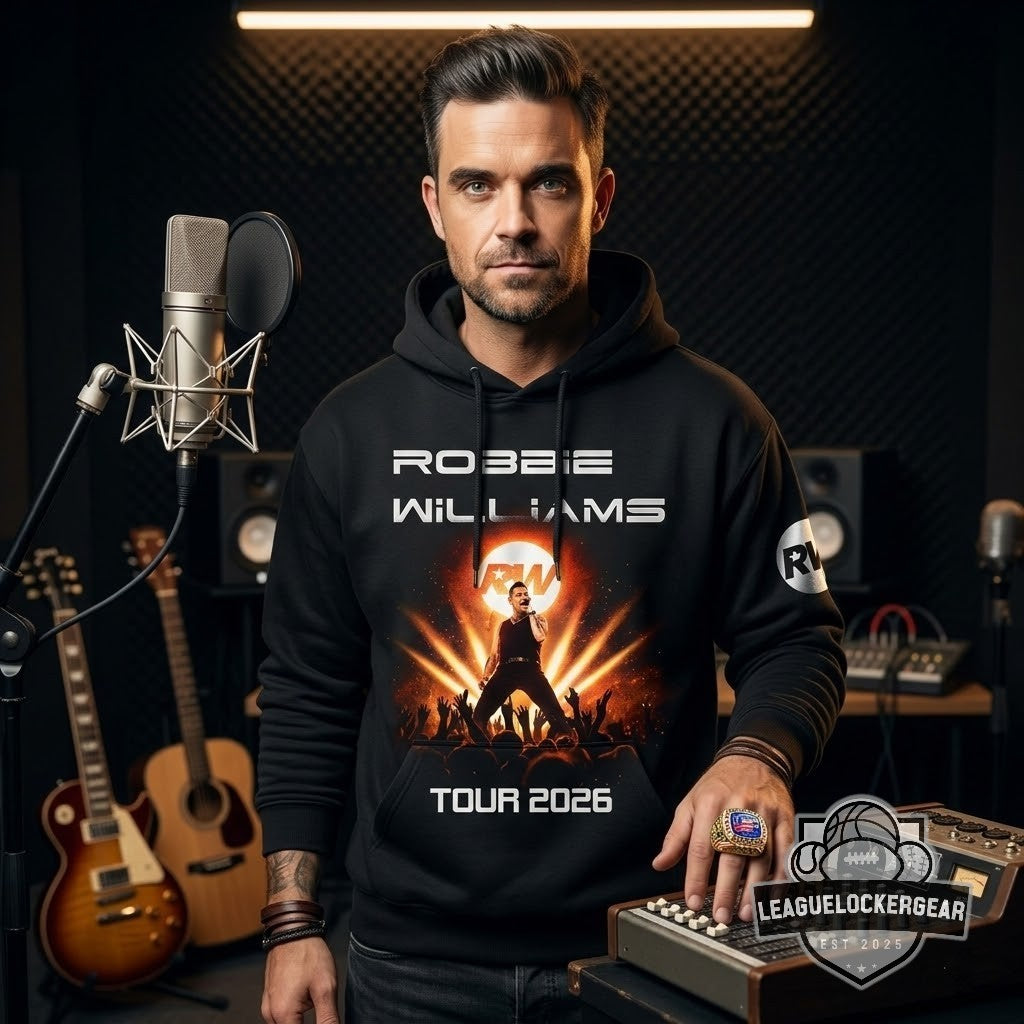 Robbie Williams Tour 2026 Hoodie - LeagueLockerGear