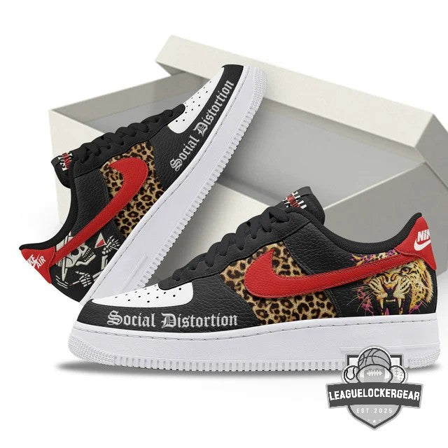 Social Distortion Tour 2026 Custom Air Force 1 Shoes - LeagueLockerGear