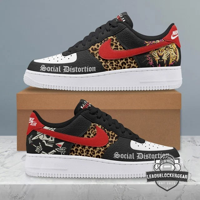 Social Distortion Tour 2026 Custom Air Force 1 Shoes - LeagueLockerGear