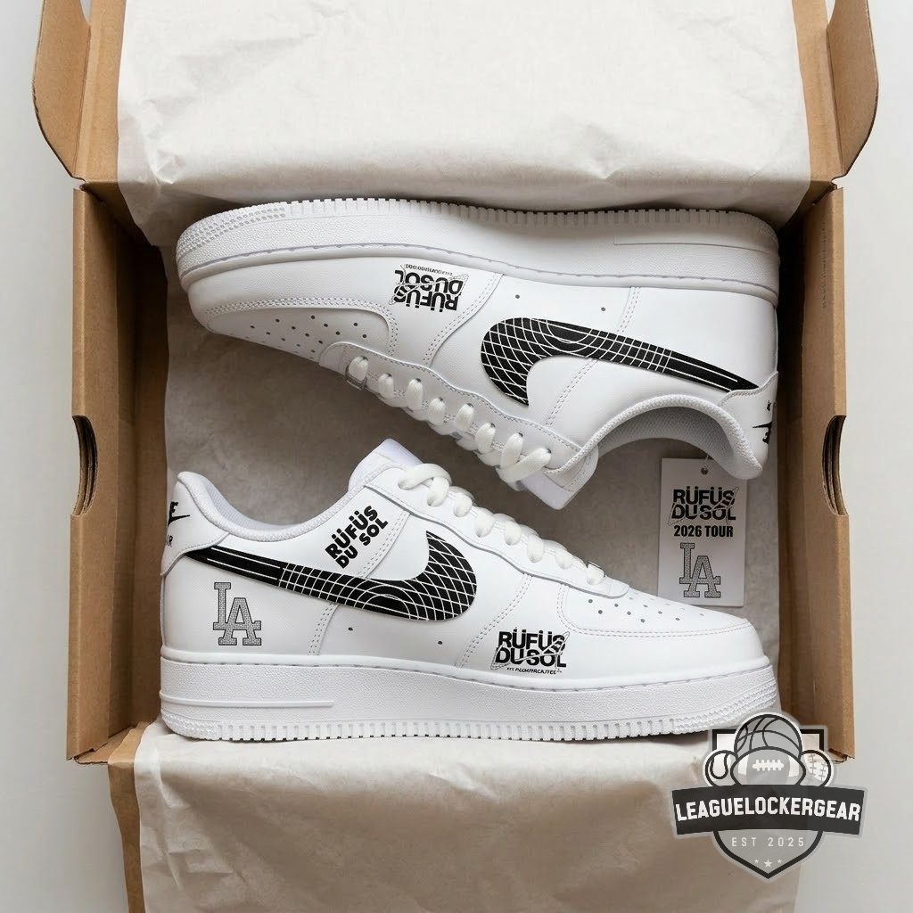 RÜFÜS DU SOL x LA 2026 Tour with Flight Facilities Custom Air Force 1 - LeagueLockerGear