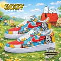 Snoopy Cartoon Patchwork Nike Air Force 1 - LeagueLockerGear