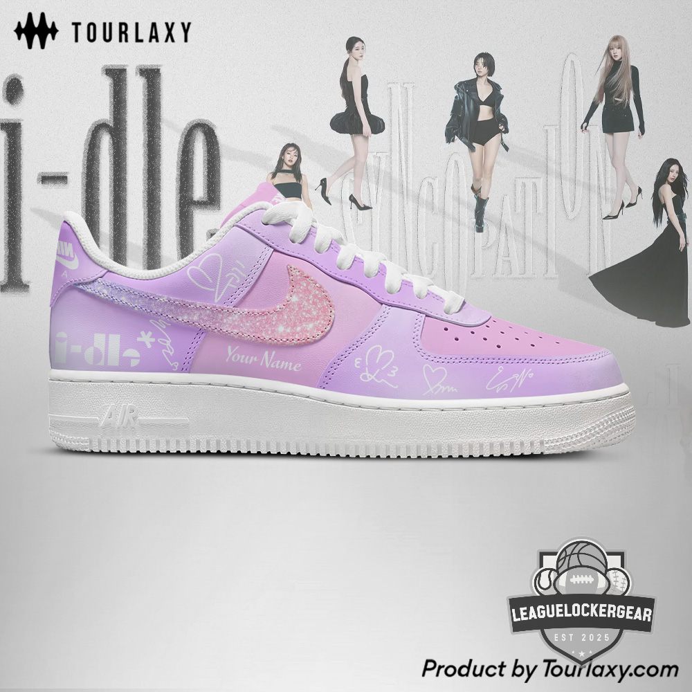(G)I-DLE Signatures Custom Air Force 1 - LeagueLockerGear