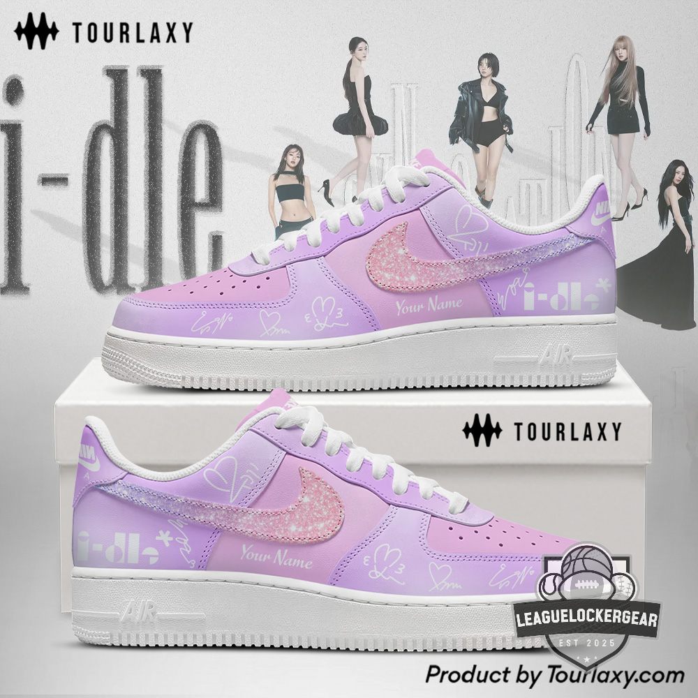 (G)I-DLE Signatures Custom Air Force 1 - LeagueLockerGear
