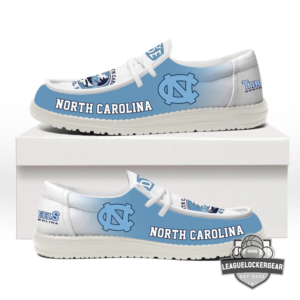 North Carolina Tar Heels Grateful Dead Make Grateful Again Hey Dude Shoes - LeagueLockerGear