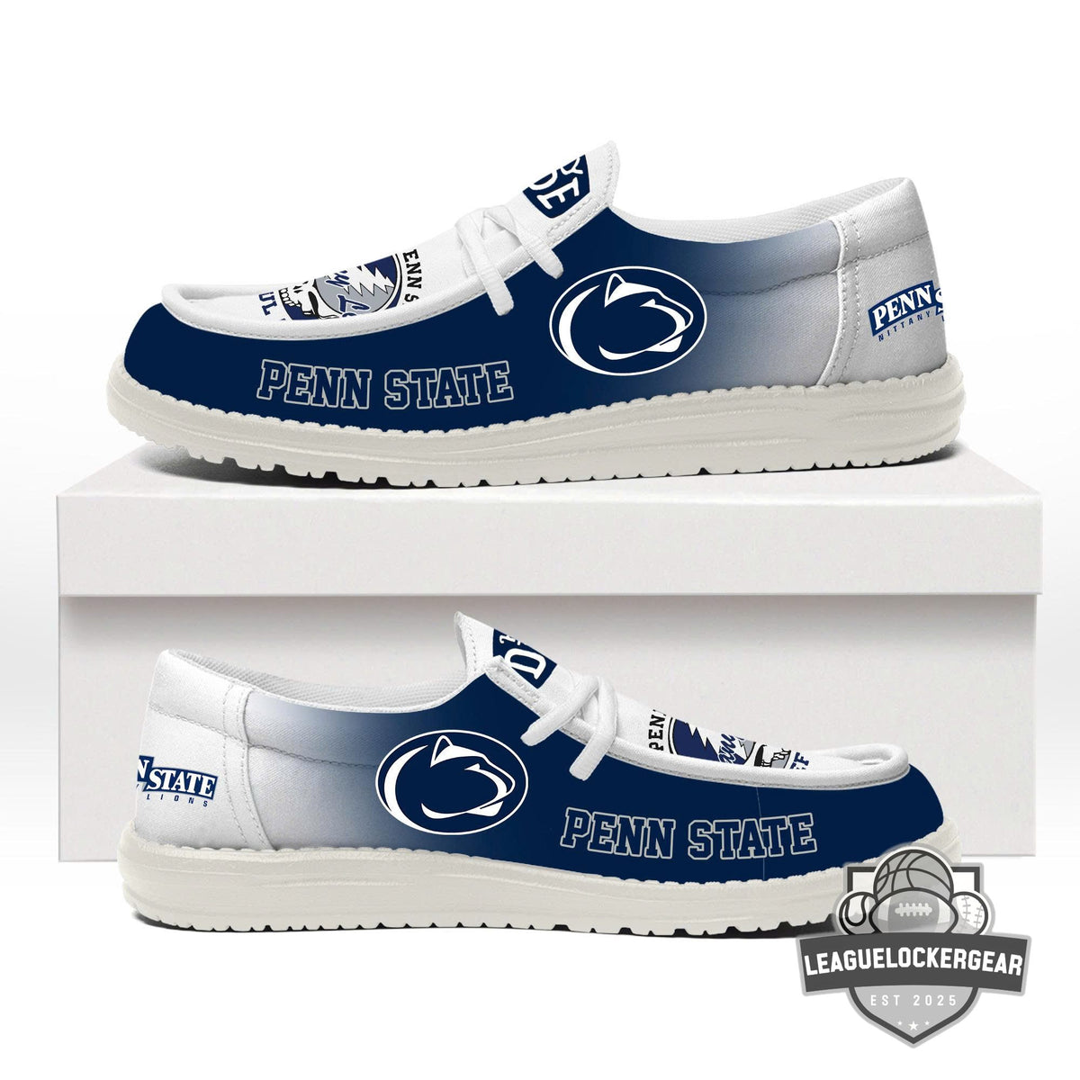 Penn State Nittany Lions Grateful Dead Make Penn State Grateful Again Hey Dude Shoes - LeagueLockerGear