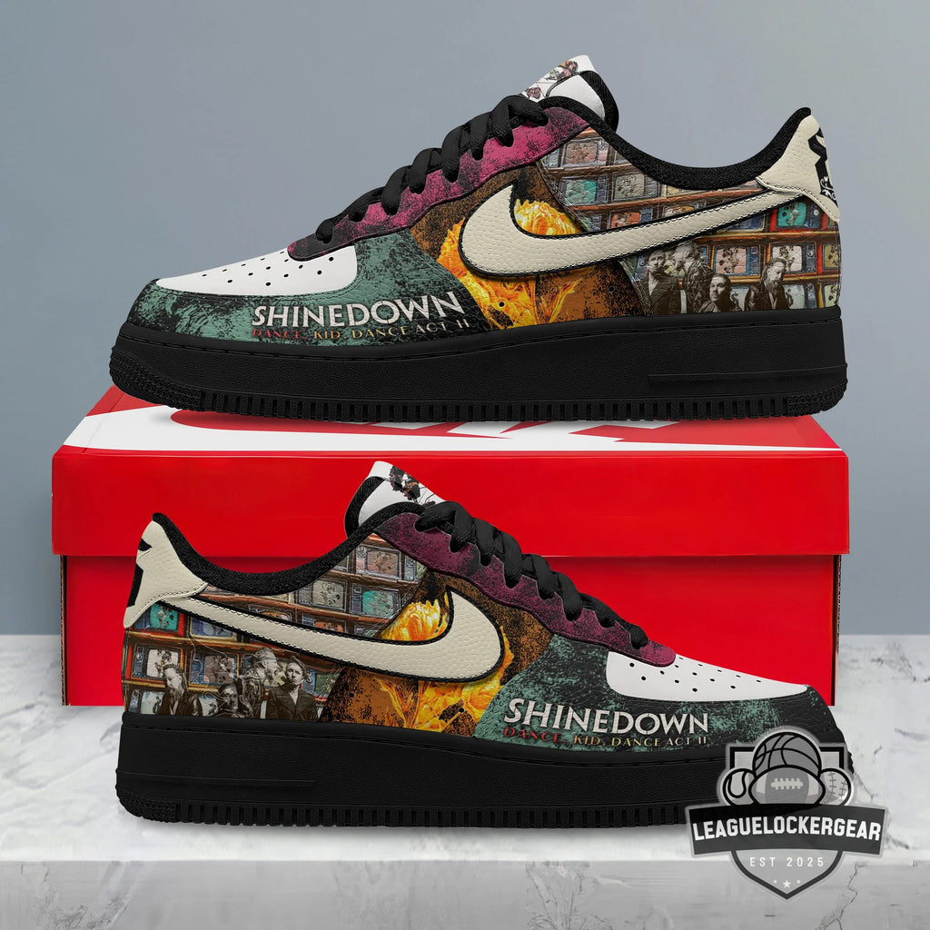 Shinedown Dance Kid Dance Act II Air Force 1 Shoes - LeagueLockerGear