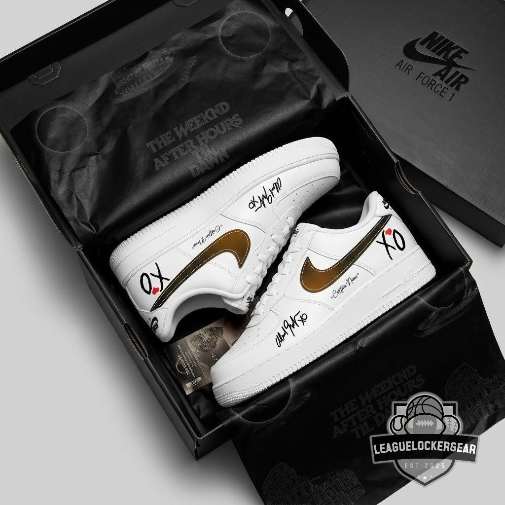 The Weeknd After Hours Til Dawn Tour Custom Air Force 1 Shoes - LeagueLockerGear