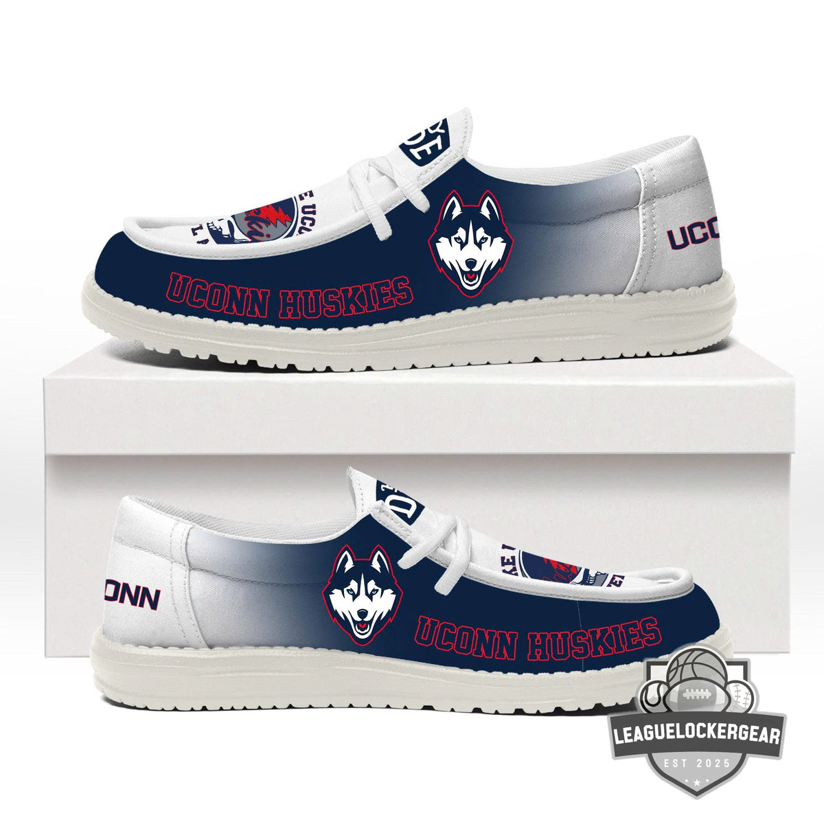 UConn Huskies Grateful Dead Make Grateful Again Hey Dude Shoes - LeagueLockerGear
