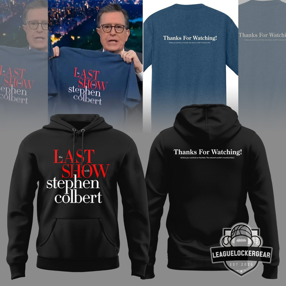 The Late Show with Stephen Colbert Hoodie - LeagueLockerGear