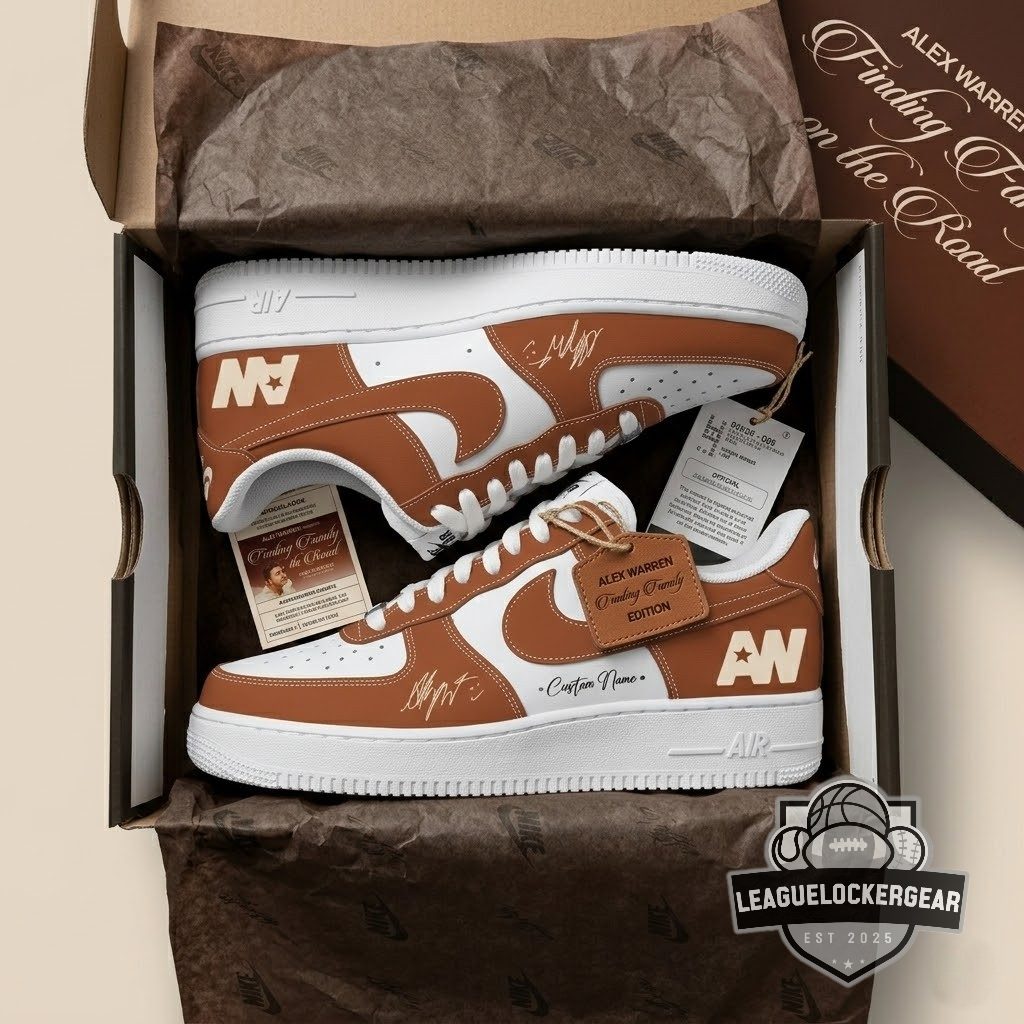 Alex Warren Finding Family on the Road Custom Air Force 1 Shoes - LeagueLockerGear