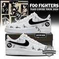 Foo Fighters Take Cover Tour 2026 Custom Name Air Force 1 Shoes - LeagueLockerGear