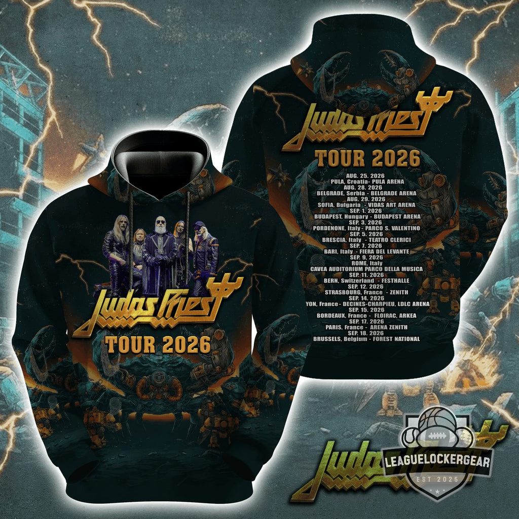 Judas Priest Tour 2026 Hoodie - LeagueLockerGear