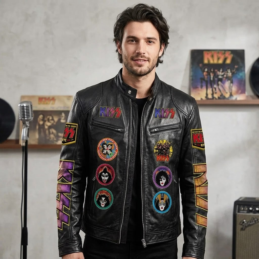 KISS Army 2026 Leather Jacket - LeagueLockerGear