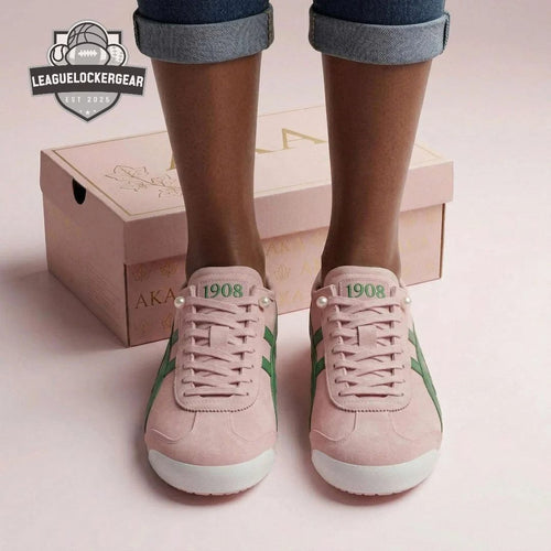 Alpha Kappa Alpha 1908 Founders' Day Sneakers - LeagueLockerGear
