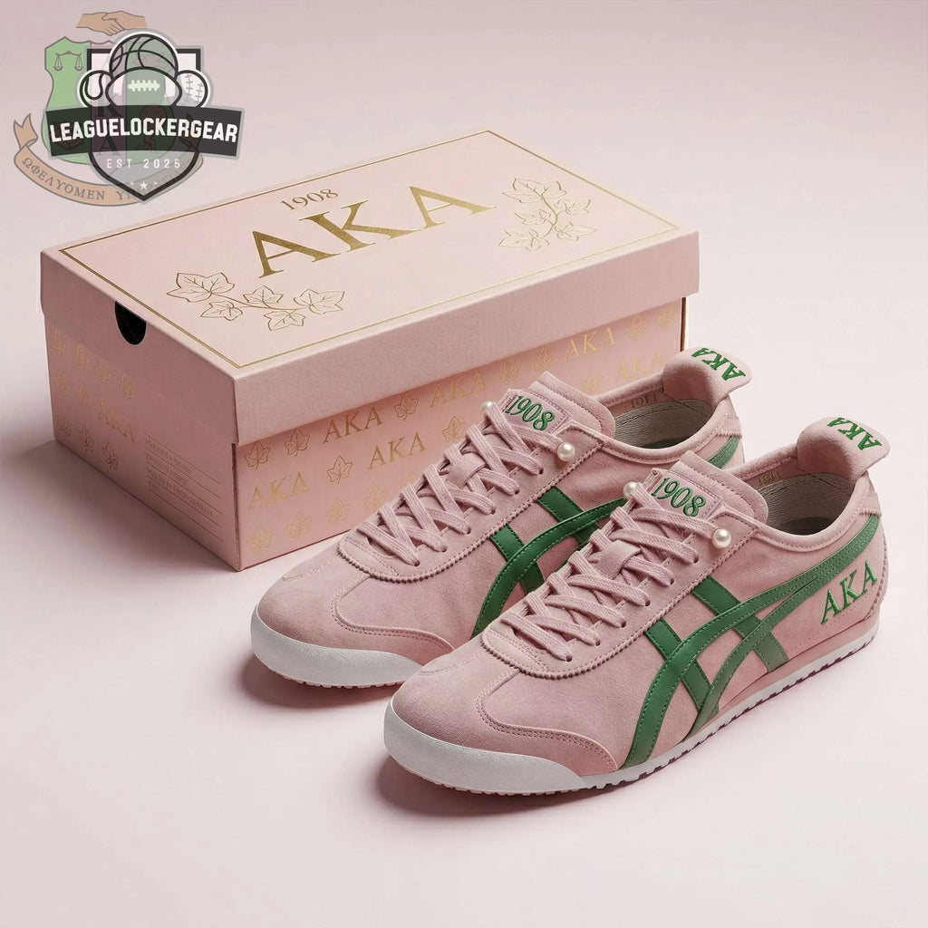 Alpha Kappa Alpha 1908 Founders' Day Sneakers - LeagueLockerGear