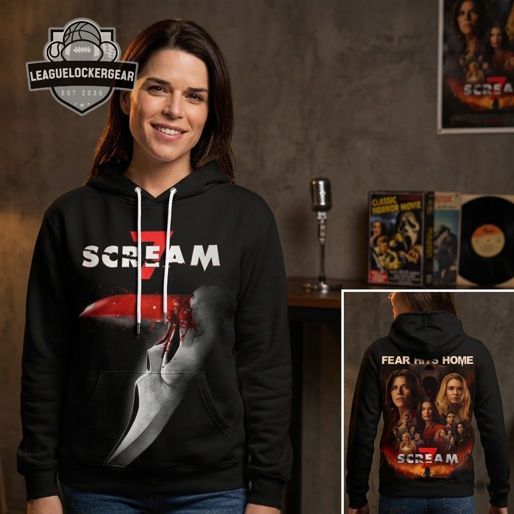 Scream 7 Fear Hits Home Hoodie - LeagueLockerGear