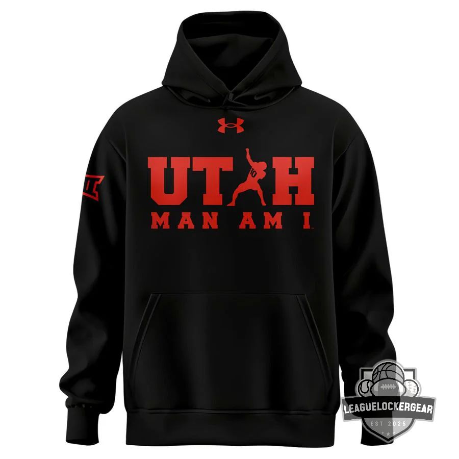 Coach Morgan Scalley Utah MAN AM I Hoodie - LeagueLockerGear