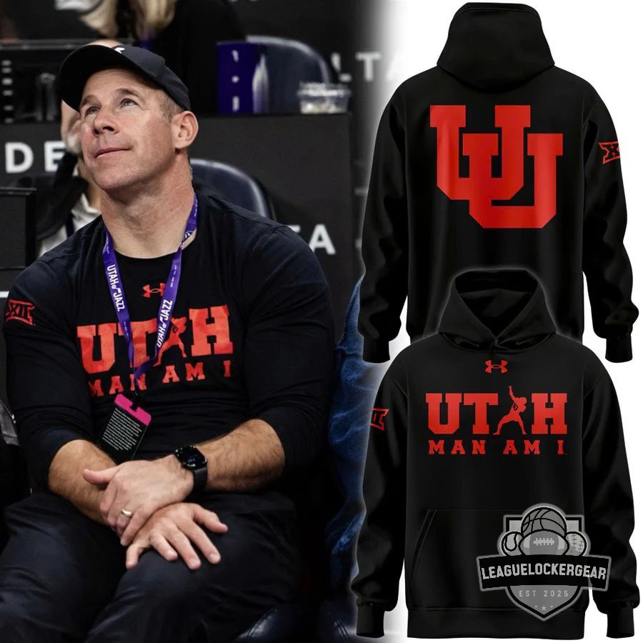 Coach Morgan Scalley Utah MAN AM I Hoodie - LeagueLockerGear