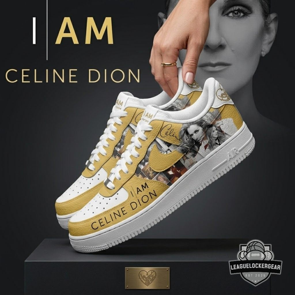 Celine Dion I Am Celine Dion Air Force 1 Shoes - LeagueLockerGear