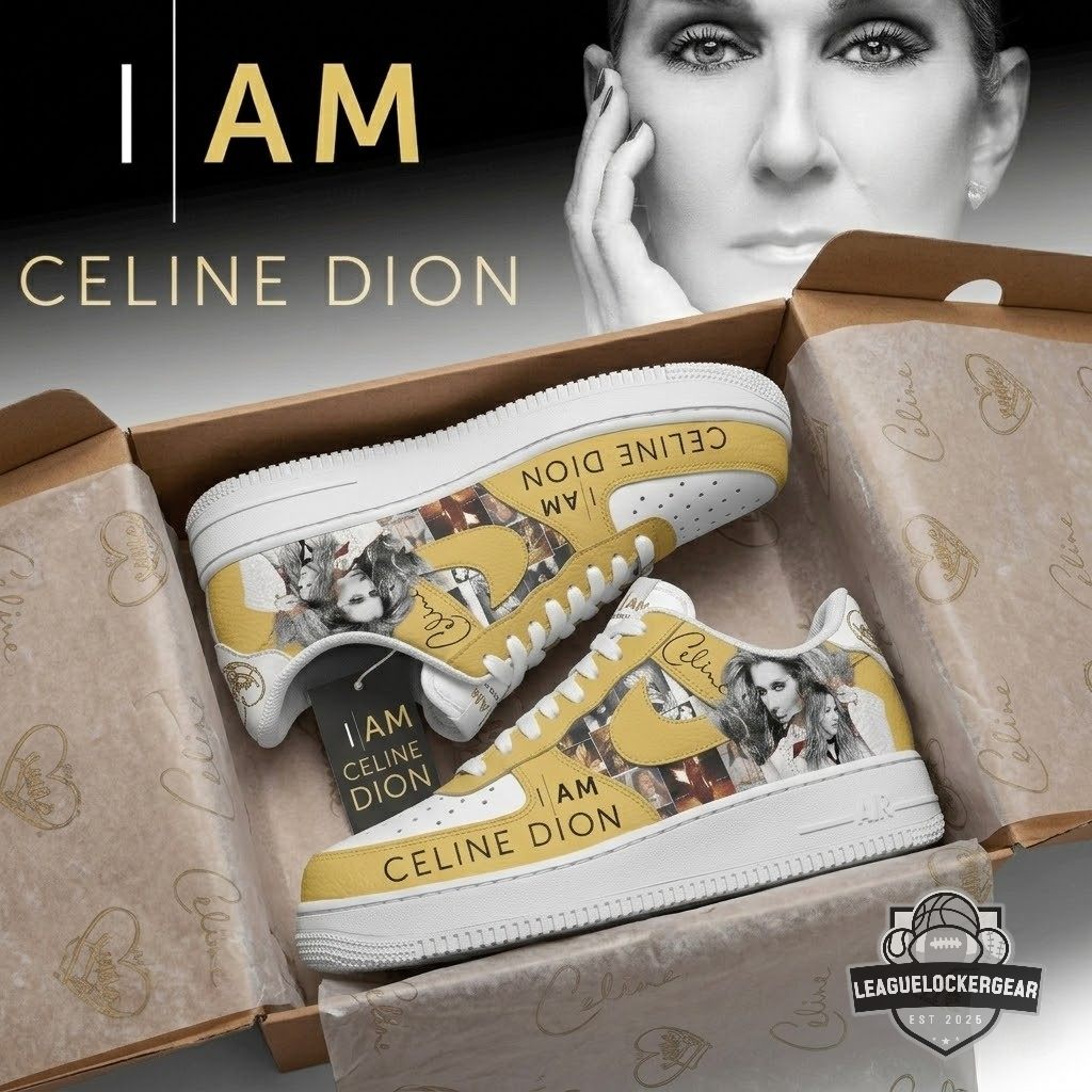 Celine Dion I Am Celine Dion Air Force 1 Shoes - LeagueLockerGear