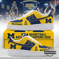 Michigan Wolverines National Champions 2026 Nike Air Force 1s - LeagueLockerGear