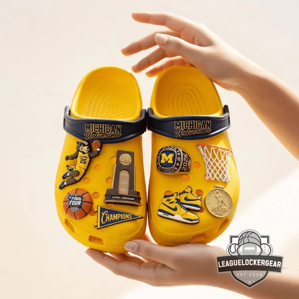 Michigan Wolverines 2026 NCAA National Champions Crocs - LeagueLockerGear