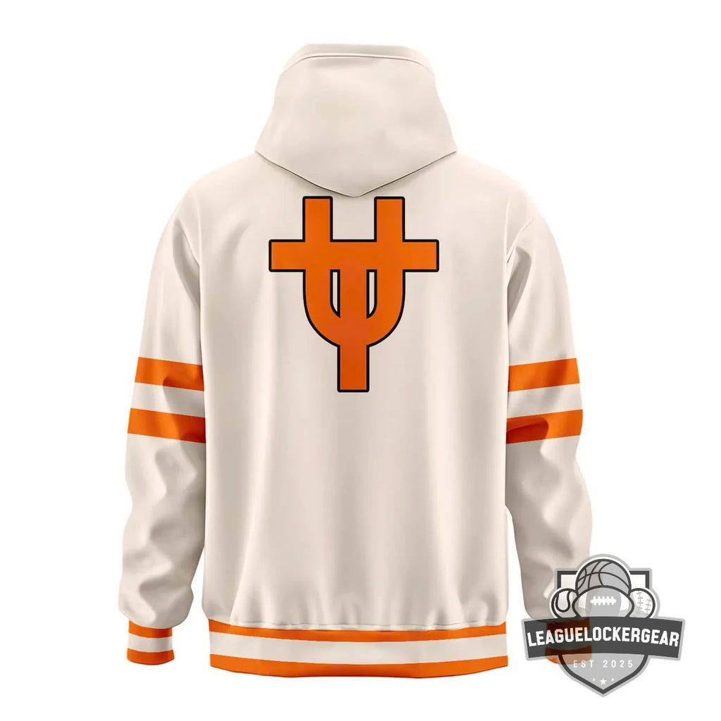 Tennessee Volunteers Baseball Jersey Style Hoodie - LeagueLockerGear